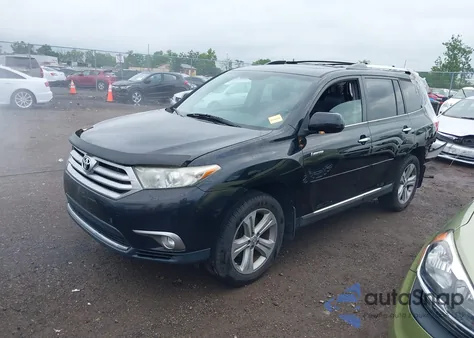 2013 Toyota Highlander Limited V6 z USA, uszkodzony, nr VIN 5TDDK3EH8DS194422